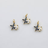 18K Gold PVD Unicorn Star charm s Gold Charms - Tarnish Resistant