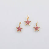 18K Gold PVD Star charm enamel charm charm s Charms - Tarnish Resistant
