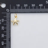 18K Gold PVD Starfish star fish charm s Charms - Tarnish Resistant