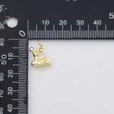 18K Gold PVD Snail charm s Charms - Tarnish Resistant
