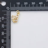 18K Gold PVD Butterfly charm s Charms - Tarnish Resistant