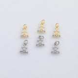 18K Gold PVD Star bow charm s Charms - Tarnish Resistant
