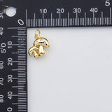 18K Gold PVD Mushroom charm s Charms - Tarnish Resistant