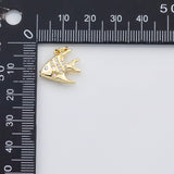 18K Gold PVD Mushroom charm s Charms - Tarnish Resistant