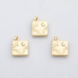 18K Gold pvd Book Locket Charm - Tarnish Resistant