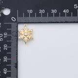 18K Gold PVD Snowflake charm - Tarnish Resistant
