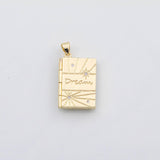 18K Gold PVD Locket charm dream book locket s Charms - Tarnish Resistant