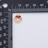 18K Gold PVD Flower charm - Tarnish Resistant