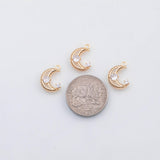 18K Gold PVD Moon charm - Tarnish Resistant