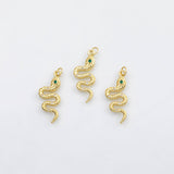 18K Gold pvd Snake charm - Tarnish Resistant