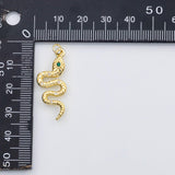 18K Gold PVD Snake charm - Tarnish Resistant