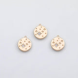 18K Gold PVD Star constellation stars charm - Tarnish Resistant