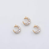 18K Gold PVD Moon charm - Tarnish Resistant