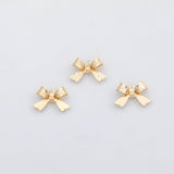 18K Gold PVD Bow ribbon charm - Tarnish Resistant