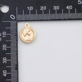 18K Gold PVD Roman coin charm - Tarnish Resistant