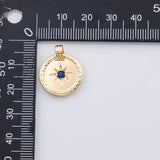 18K Gold PVD Blue Star charm - Tarnish Resistant