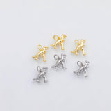 18K Gold PVD 3D Dinosaur T-Rex charm - Tarnish Resistant