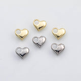 18K Gold PVD Heart charm - Tarnish Resistant