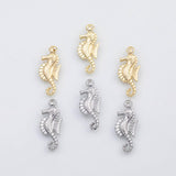 18K Gold PVD Sea horse sea horse charm s Charms - Tarnish Resistant