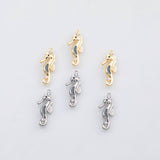 18K Gold PVD Seahorse sea horse charm s Charms - Tarnish Resistant