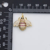 18K Gold PVD Honey bee charm s Charms - Tarnish Resistant