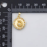 18K Gold PVD Sea shell nautilus charm s Charms - Tarnish Resistant