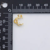 18K Gold PVD Moon charm s Charms - Tarnish Resistant