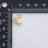 18K Gold PVD Moon charm s Charms - Tarnish Resistant