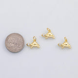 18K Gold PVD Turtle tortoise charm s Charms - Tarnish Resistant