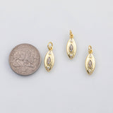 18K Gold PVD Evil eye charm s Charms - Tarnish Resistant