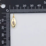 18K Gold PVD Evil eye charm s Charms - Tarnish Resistant