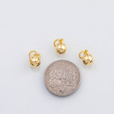 18K Gold PVD Baseball Charm s Charms - Tarnish Resistant