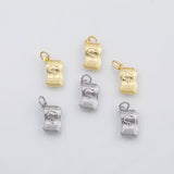 18K Gold PVD Money dollar bills charm s Charms - Tarnish Resistant