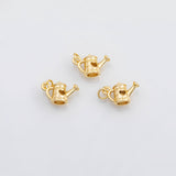 18K Gold pvd Watering pot gardening charm - Tarnish Resistant