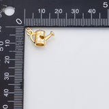 18K Gold PVD Watering pot gardening charm - Tarnish Resistant