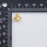 18K Gold PVD Dinosaur stegosaurus charm - Tarnish Resistant