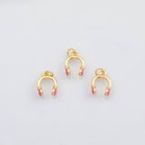 18K Gold PVD Headphones muisc charm - Tarnish Resistant