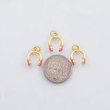 18K Gold PVD Headphones muisc charm - Tarnish Resistant