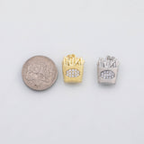 18K Gold PVD French fries charm - Tarnish Resistant