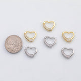18K Gold PVD Heart charm - Tarnish Resistant