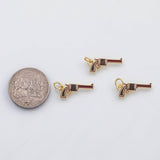 18K Gold PVD Gun pistol charm - Tarnish Resistant