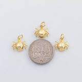 18K Gold PVD Ladybug bug insect charm - Tarnish Resistant