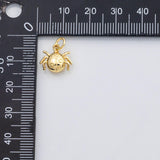 18K Gold PVD Ladybug bug insect charm - Tarnish Resistant