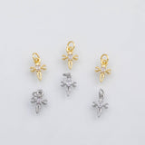 18K Gold PVD Cross charm - Tarnish Resistant