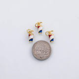 18K Gold PVD Soda cup fountain drink coke charm - Tarnish Resistant