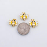 18K Gold PVD Bee charm - Tarnish Resistant