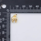 18K Gold PVD Tooth teeth charm - Tarnish Resistant