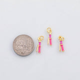 18K Gold PVD Hair straightener charm - Tarnish Resistant