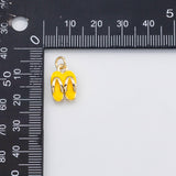 18K Gold PVD Flip flops charm - Tarnish Resistant