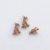 18K Gold PVD Jaguar Leopard Cheetah charm - Tarnish Resistant